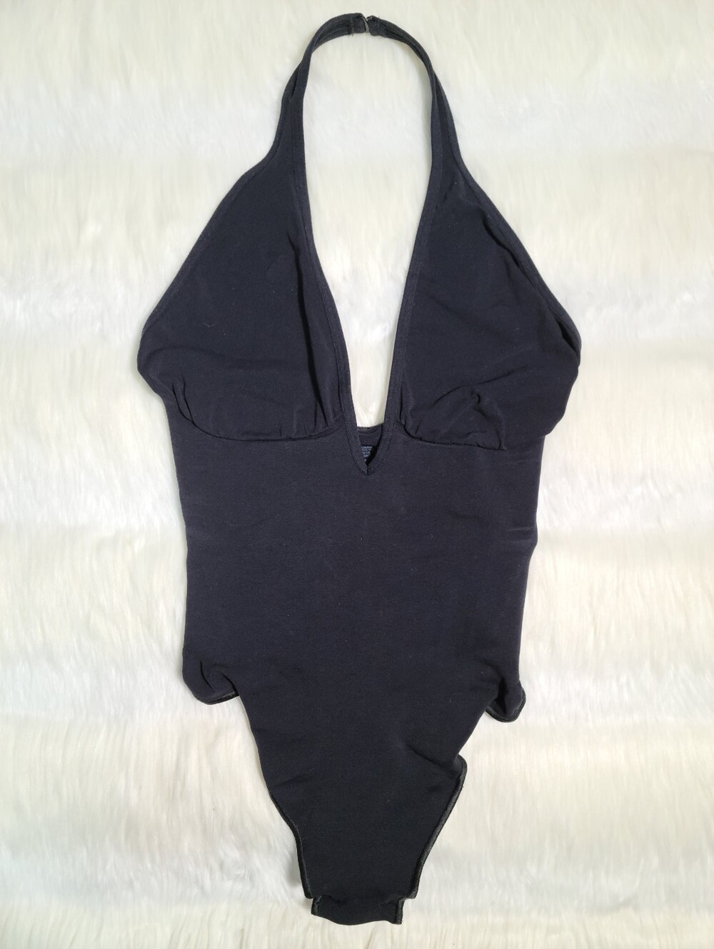SKIMS Seamless Sculpt Deep Plunge Thong Bodysuit Black Onyx Large NEW - Picture 1 of 4